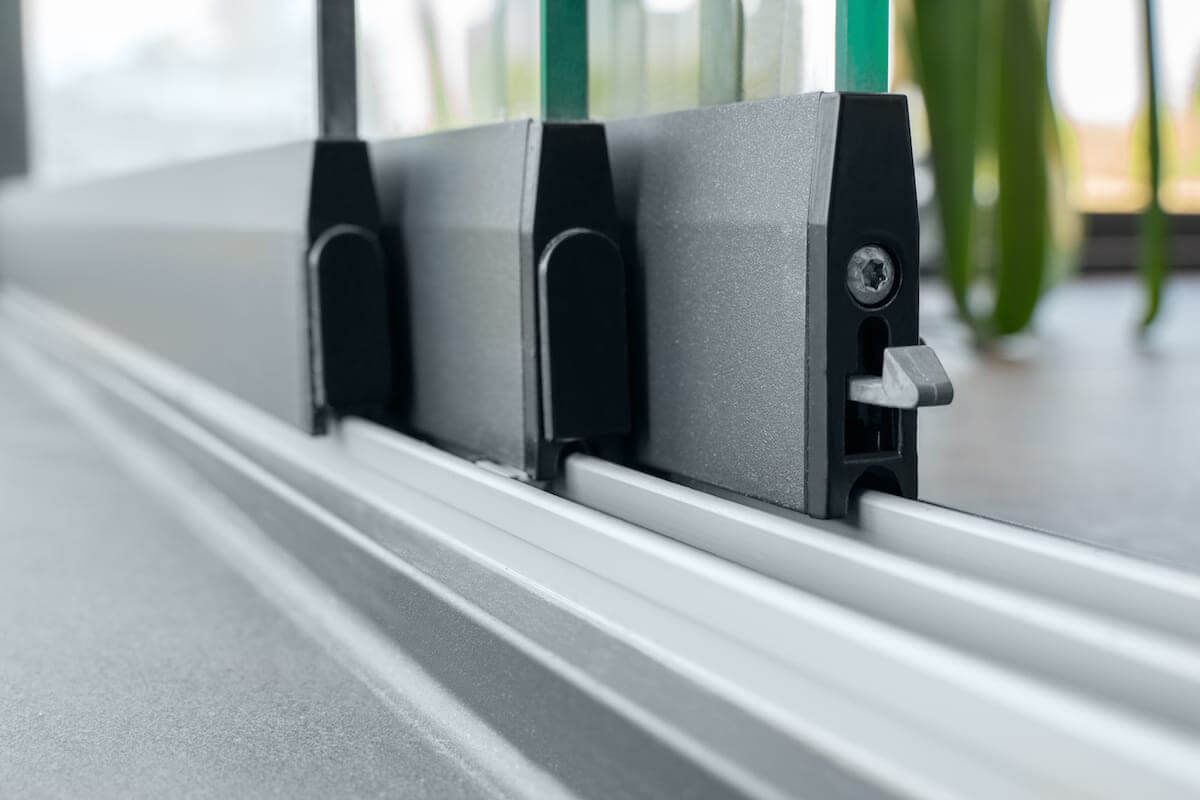 Schienen einer Schiebetür